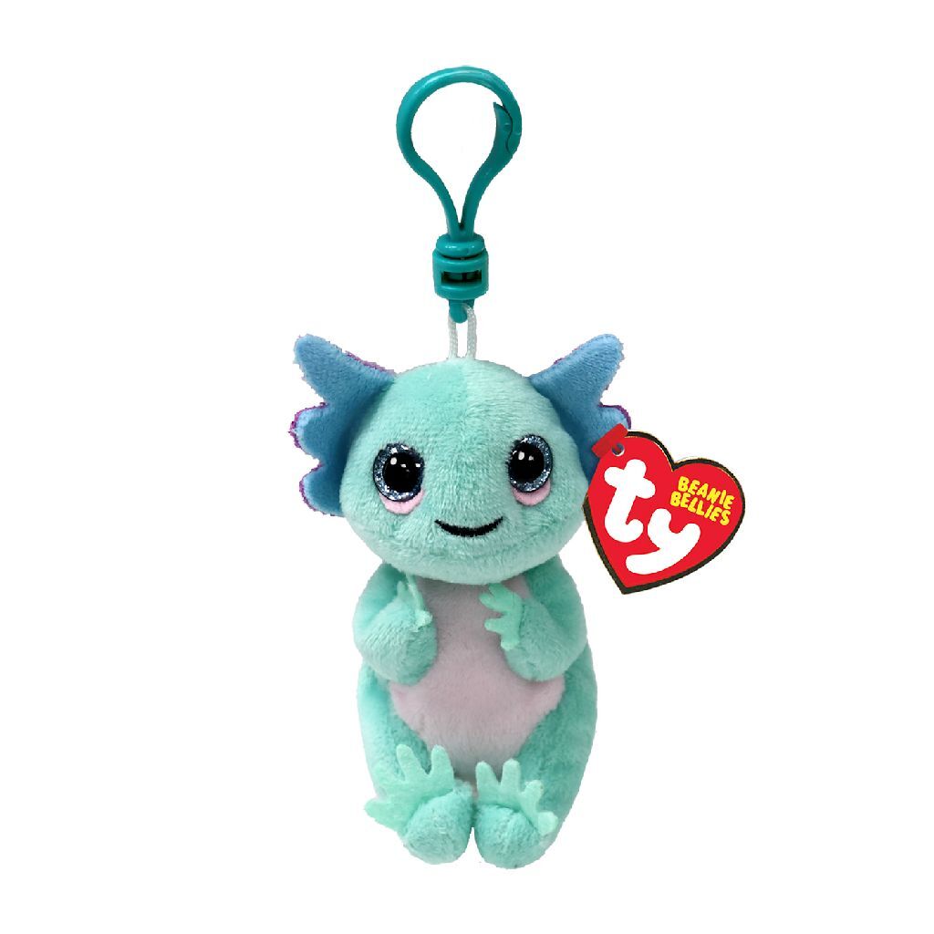 Ty Beanie Bellies Clip Alex Axolotl, 10 cm
