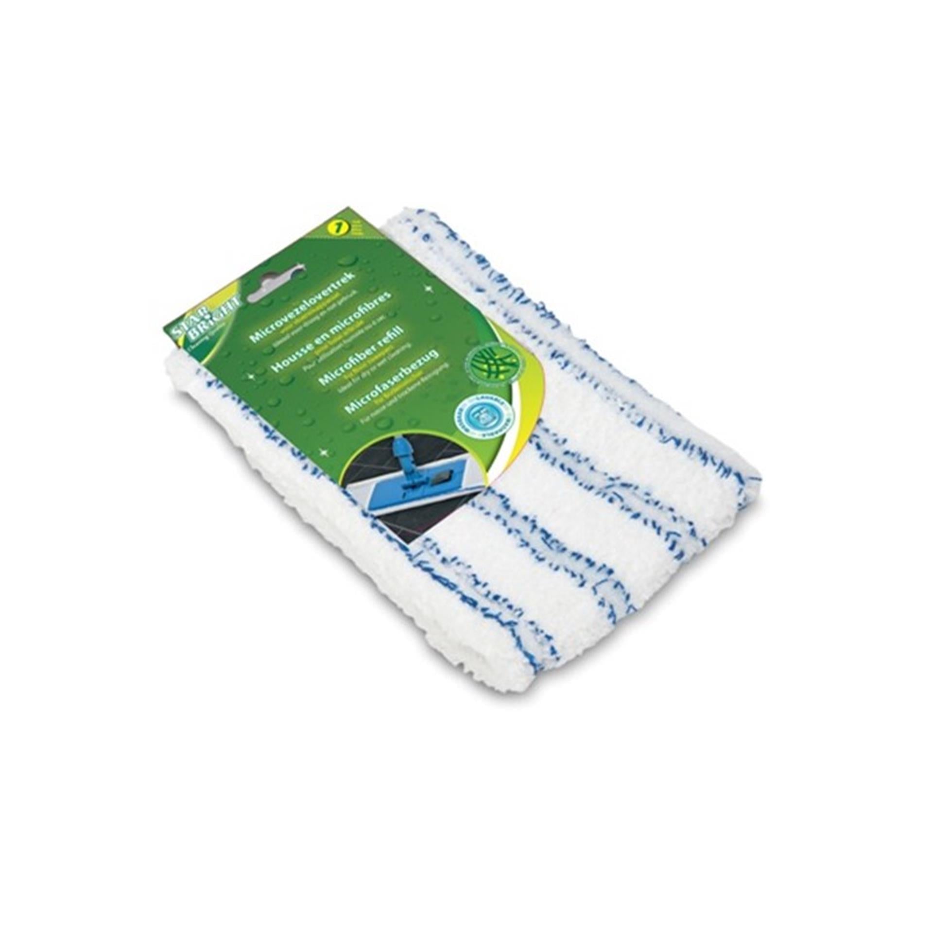 Starbright Bodenwischerbezug blau-weiß 42cm