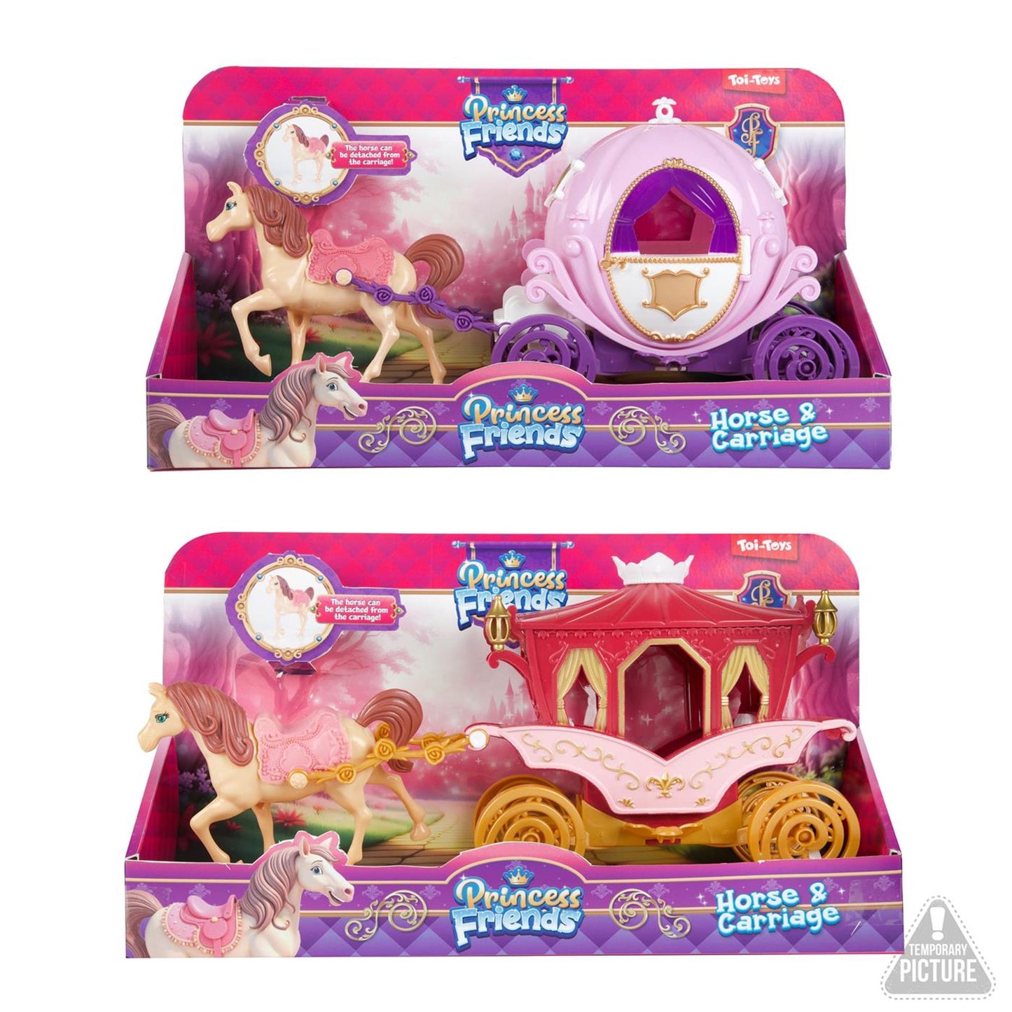 Toi-toys Prinzessin Pferd mit Kutsche