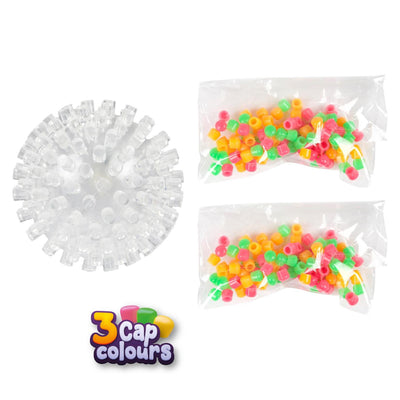 Toi-toys stellt Ihren eigenen Hüpfball 6,5 cm mit Licht her