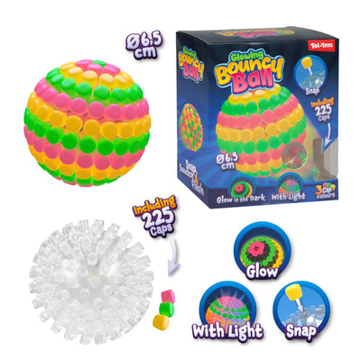 Toi-toys stellt Ihren eigenen Hüpfball 6,5 cm mit Licht her