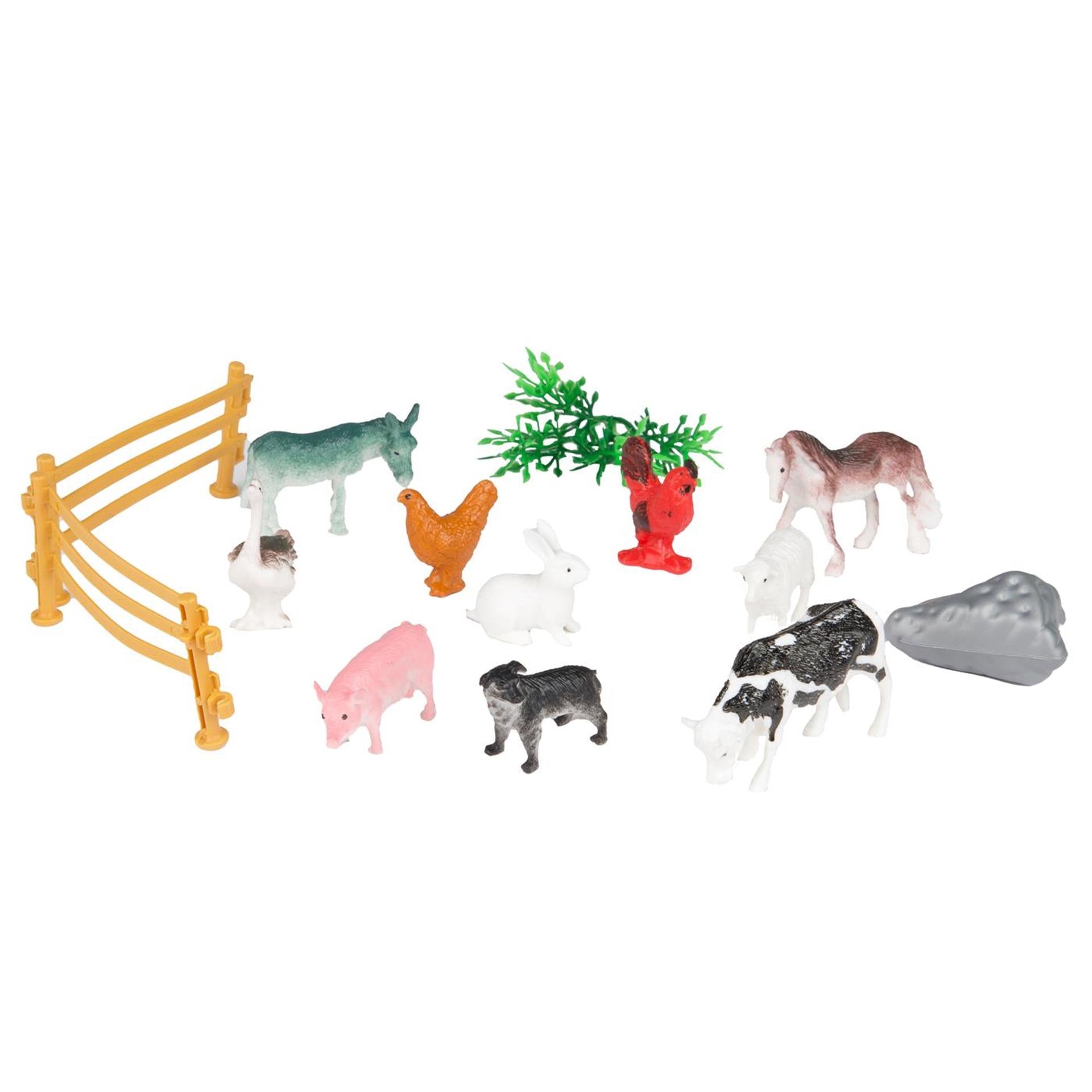 Toi-toys Tierwelt Spielset Bauernhof - 14-teilig.