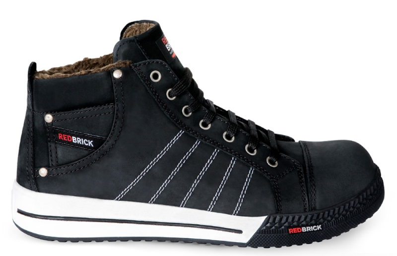 Redbrick Ice Sneaker High S3 gefüttert Schwarz – Größe 48 – 11.083.037.48