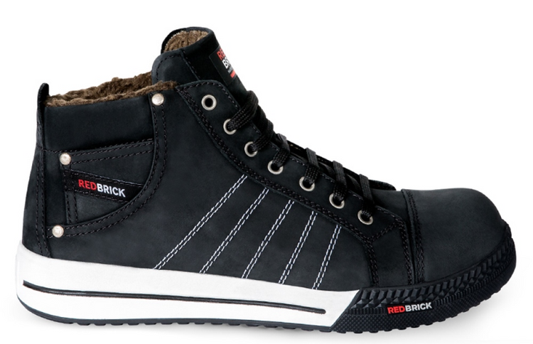 Redbrick Ice Sneaker High S3 gefüttert Schwarz – Größe 48 – 11.083.037.48