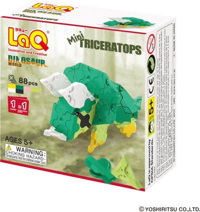 Booster-Box LAQ Mini-Triceratops-Dinosaurierwelt 88-teilig