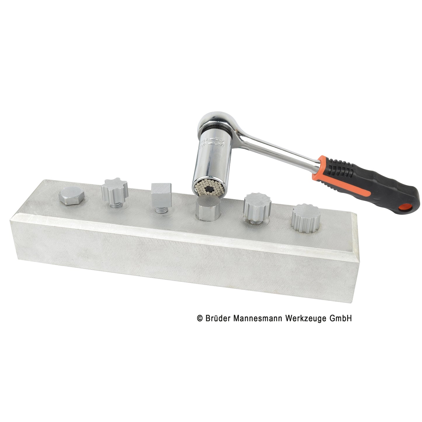 Brüder Mannesmann Bruder Mannesmann DOPS Key Universal mit Ratchet 7-19 mm