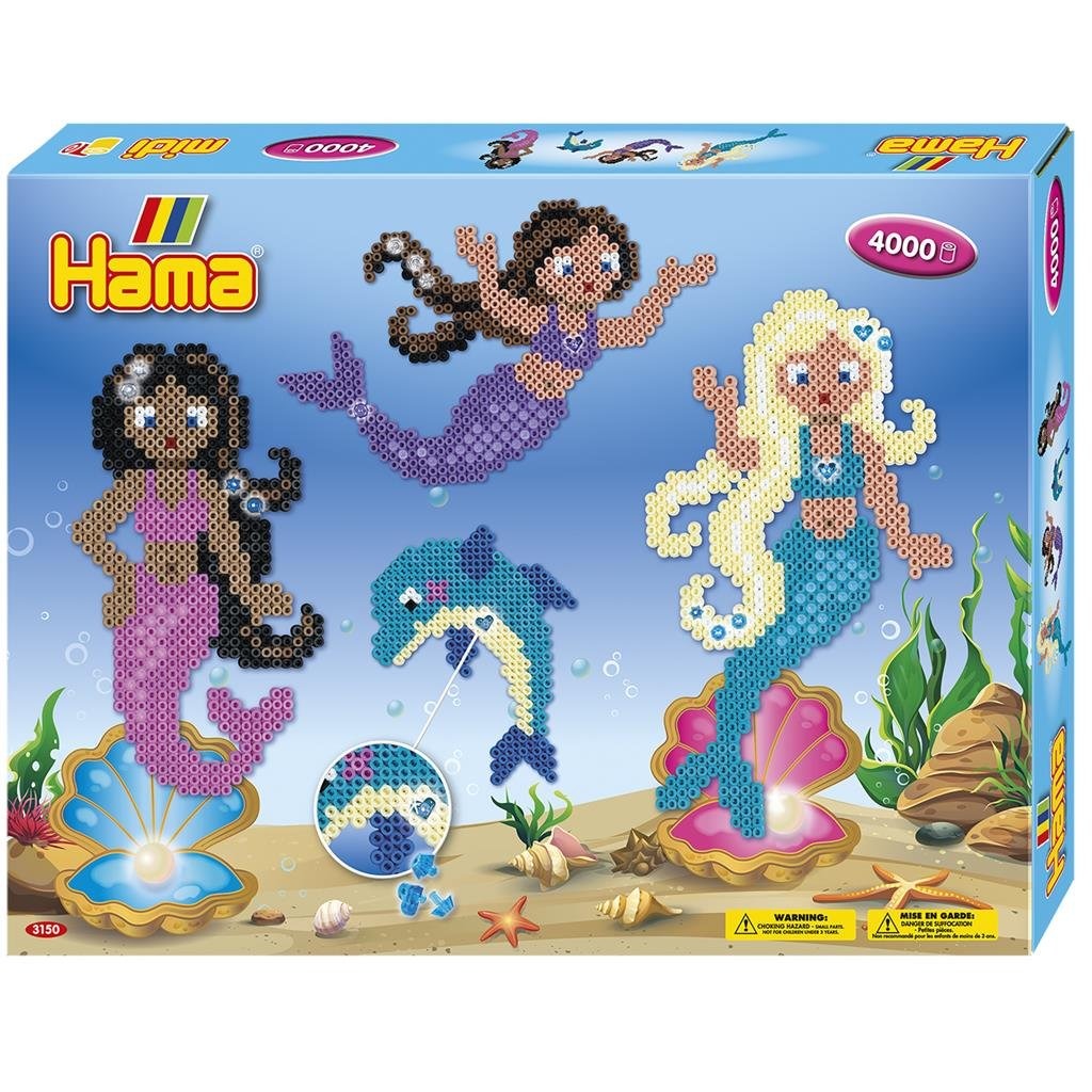 Hama Bügeln Bead Set Mermaid, 4000st.