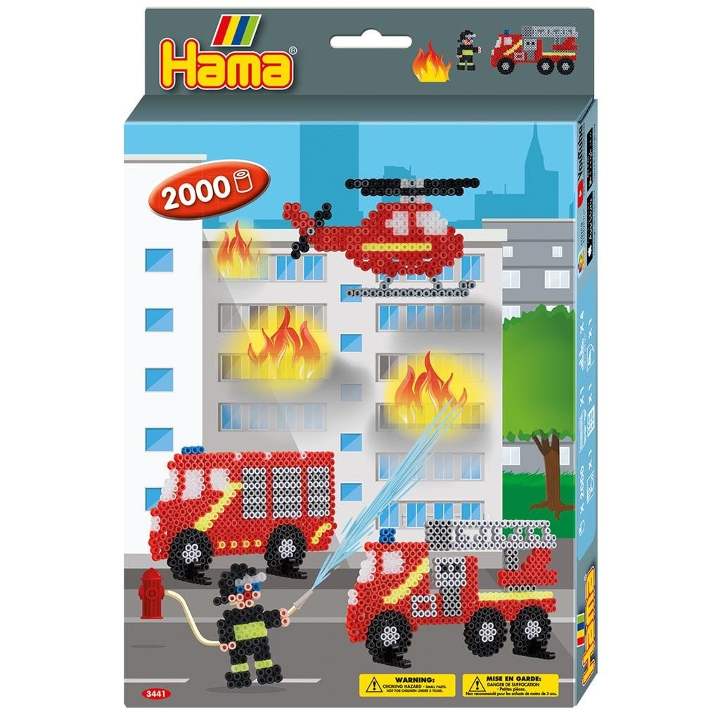 Hama Bügeln Perle Set Fire Brigade, 2000st.