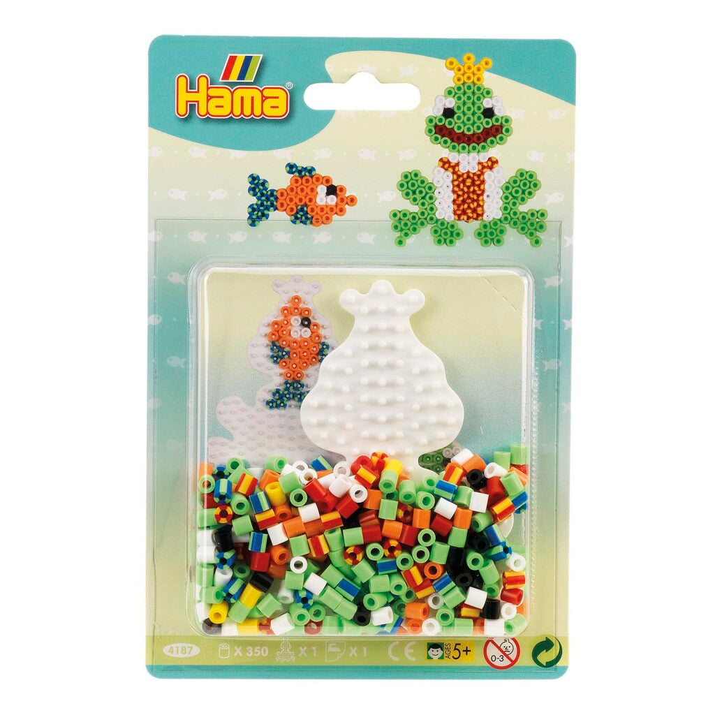 Hama Iron Perlen Frosch und Fisch set 350 Stücke
