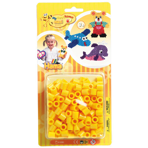 Hama -Eisenperlen Maxi Eisenperlen gelbe 250 Stücke