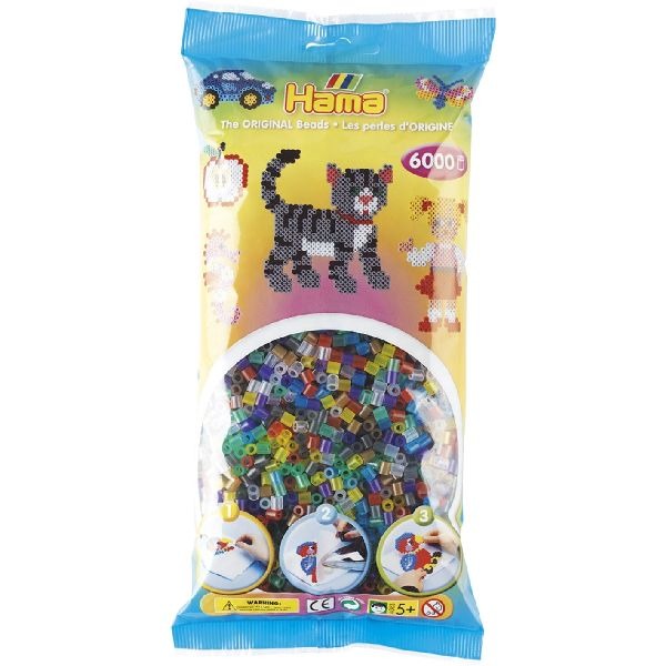Hama Iron Perlen Spielzeug 20553 Eisenperlen 6000 Stücke