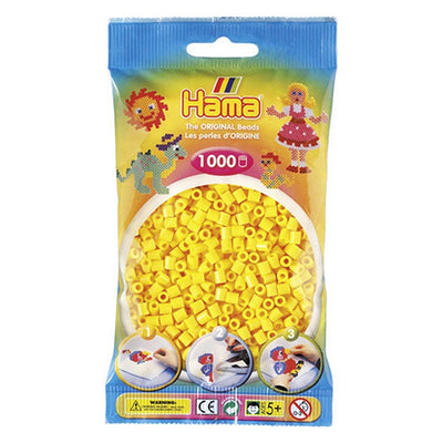 Hama -Eisenperlen gelbe 1000 Stücke