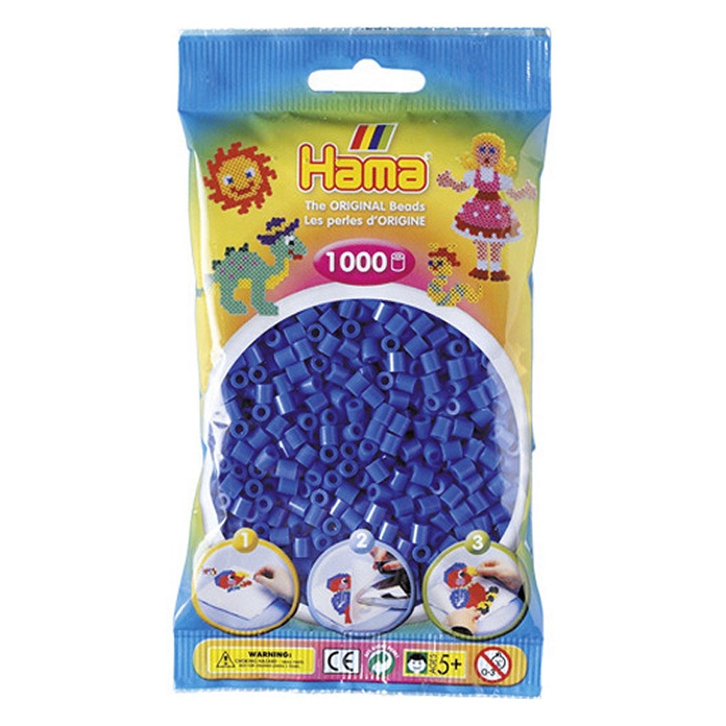 Hama -Eisenperlen blaue 1000 Stücke