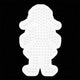 Hama String Perlen String Perlen Ground Plate Girl Weiß
