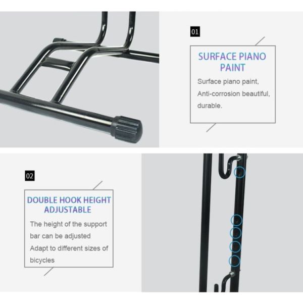 Kantenspeicherstandard L-Ständer für 1 Fahrrad