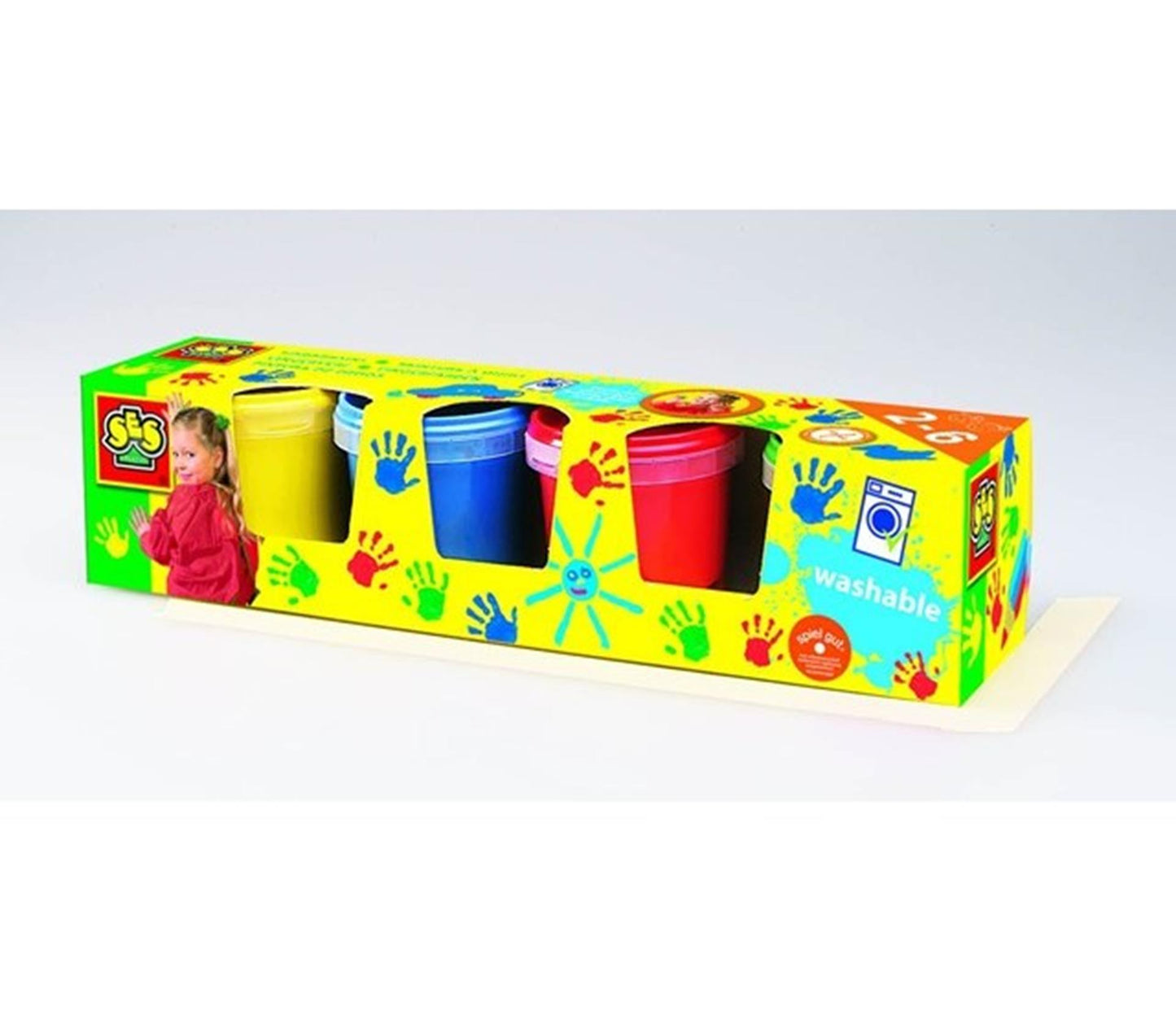 SES Fingerfarbe, 4 Farben