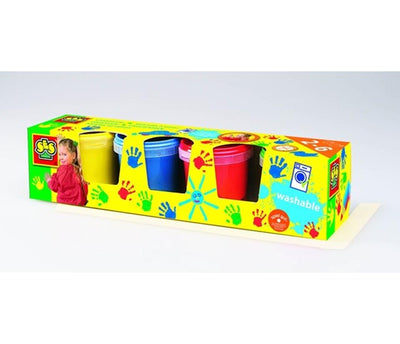 SES Fingerfarbe, 4 Farben