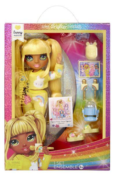 MGA Entertainment Regenbogen High Junior High Pyjamaparty-Modepop Sonne
