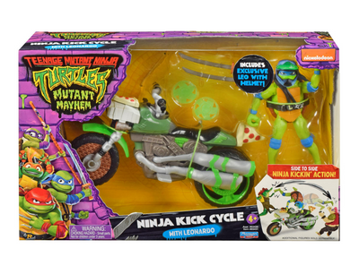 Boti Teenage Mutant Ninja Turtles Ninja Kick Cycle Motor mit Leonardo