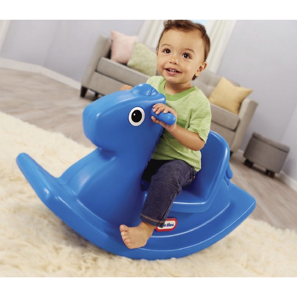 Kleine Tikes rocken Pferdblau