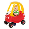 Kleine Tikes gemütliche Coupé -Wanderwagen 44x72x84 cm gelbrot
