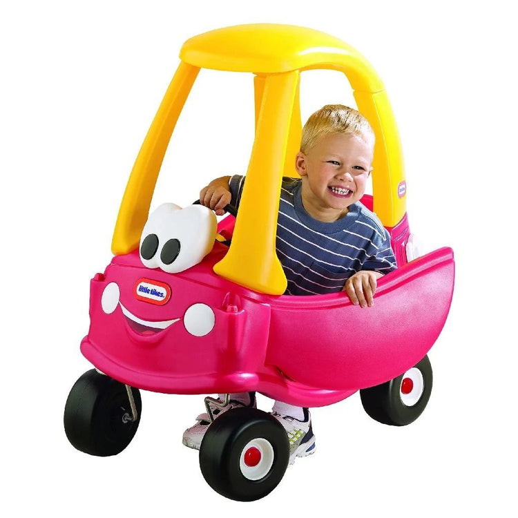 Kleine Tikes gemütliche Coupé -Wanderwagen 44x72x84 cm gelbrot