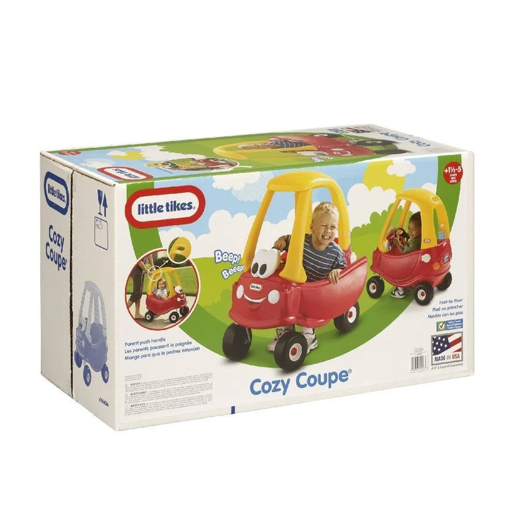 Kleine Tikes gemütliche Coupé -Wanderwagen 44x72x84 cm gelbrot