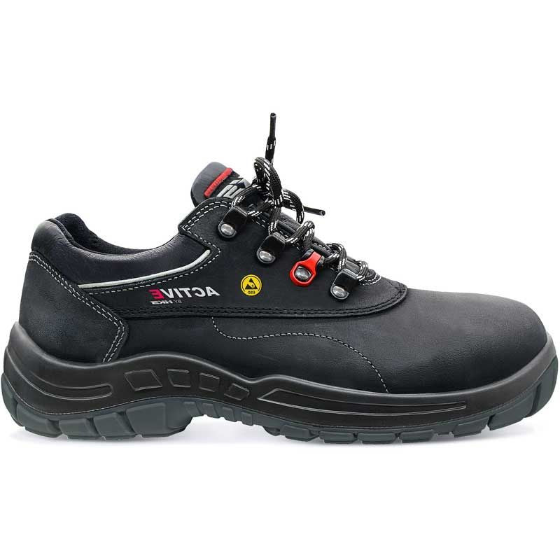 Hks Sicherheitsschuh Active 200 Low S2 | schwarz | Größe 44 - 00.162.012.44