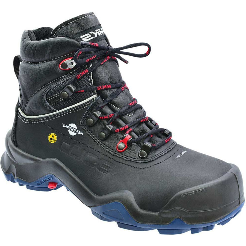 Hks Arbeitsschuh Delta 1 Dry NTP High S3 ESD | schwarz blau | Größe 48 - 00.162.030.48