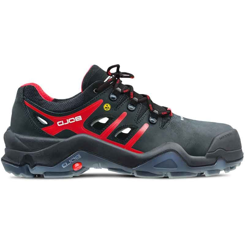 Hks Arbeitsschuh Tiger 4 VTP Low S1P ESD | schwarz rot | Größe 40 - 00.162.099.40