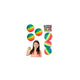 Toi-toys Regenbogenbälle 3 Stück 7,5cm