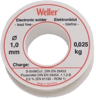 Weller Lötdraht 25gr 1mm Harzkern EL60 40