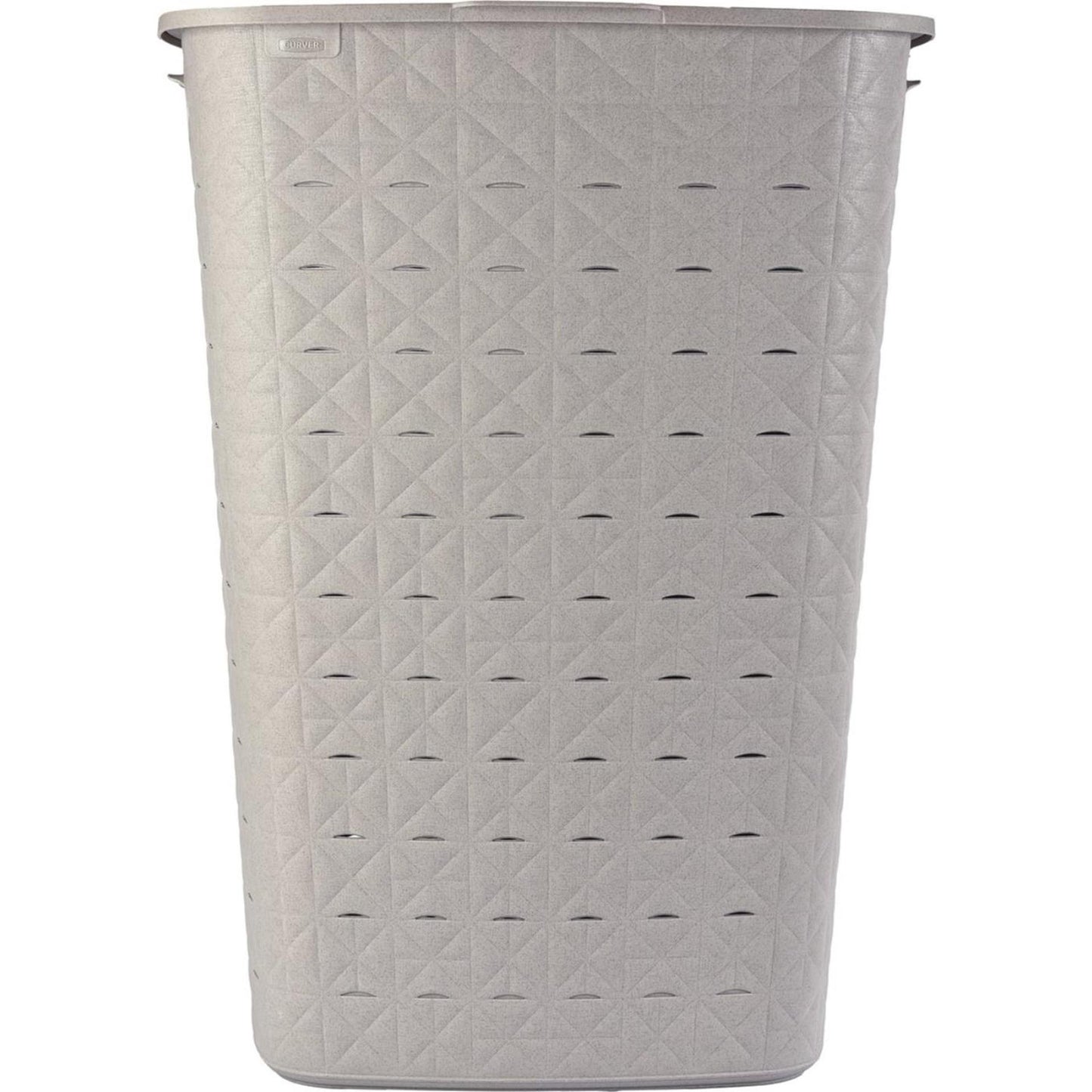 Curver Softex-Wäschebox mit taupefarbenem Deckel