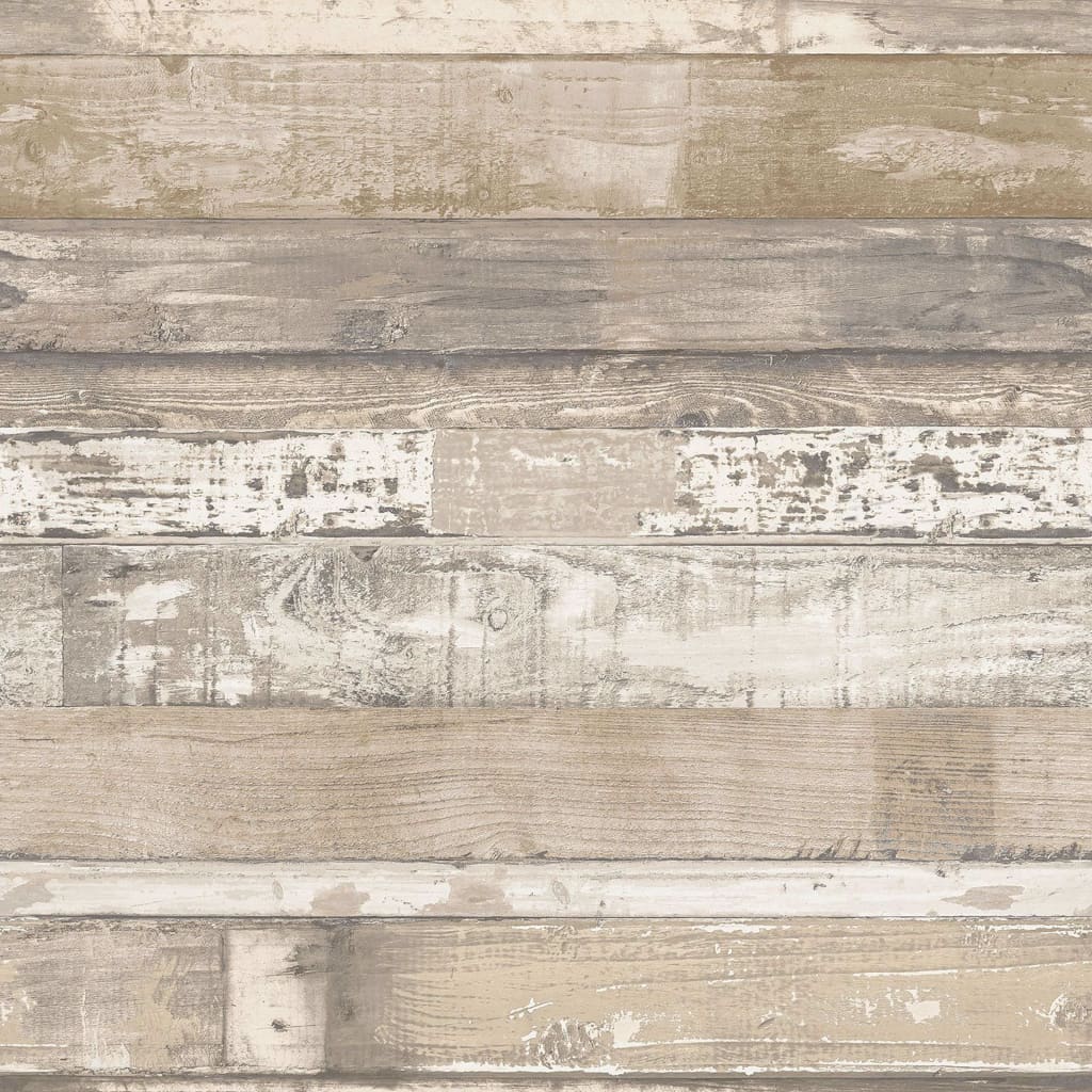 Noordwand Noordwand Tapete Homestyle Old Wood Brown und Beige
