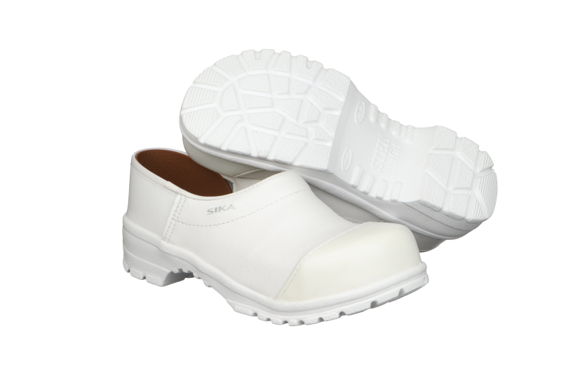 Sika 29 Clog geschlossener Absatz PU-Sohle + Kn S3 weiß | weiß | Größe 39 - 00.089.021.39