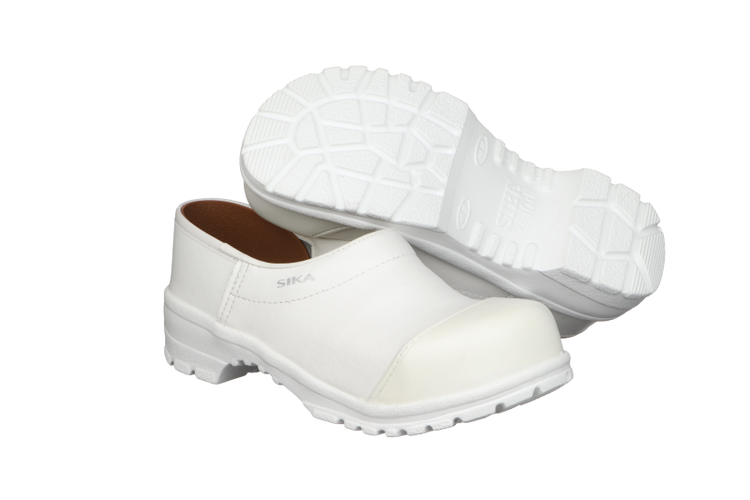 Sika 29 Clog geschlossener Absatz PU-Sohle + Kn S3 weiß | weiß | Größe 39 - 00.089.021.39