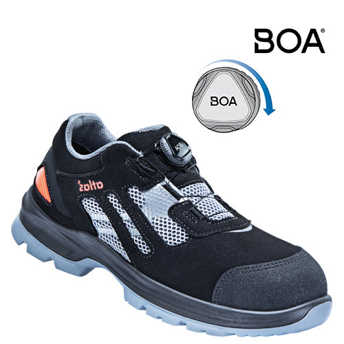 Atlas Arbeitsschuh Flash 3200 Low Boa S1 | schwarz grau | Größe 43 - 00.012.166.43