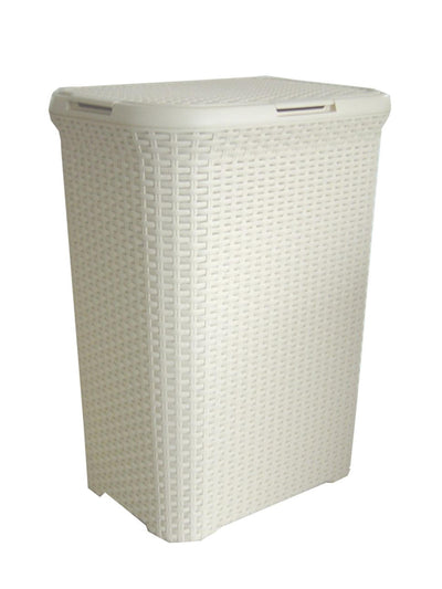 Curver Curver Style Wäschereikorb mit Deckel 60l Weiß