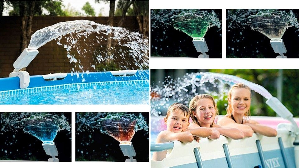 Intex 28089 LED Multicolor Swimming Pool Sprayer