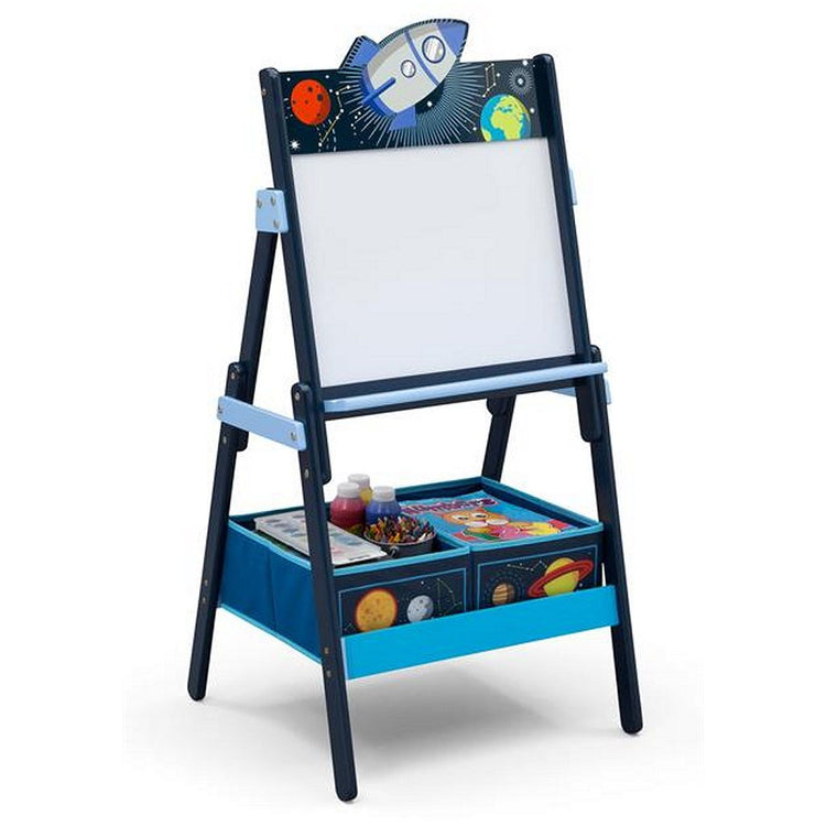 Delta Children Space Adventures TE87544SA Holz magnetisch Whiteboard + Speicherplatz
