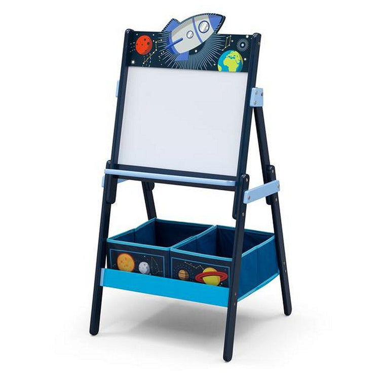 Delta Children Space Adventures TE87544SA Holz magnetisch Whiteboard + Speicherplatz