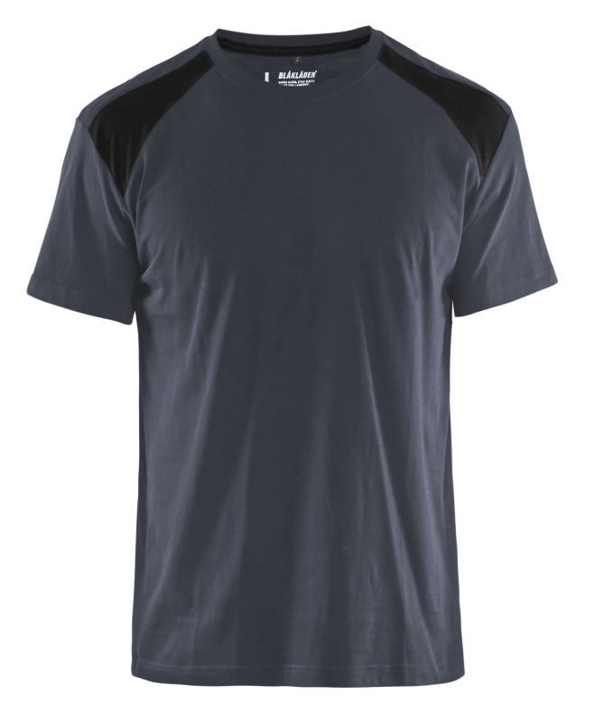 Blåkläder zweifarbiges T-Shirt 33791042 | dunkelgrau schwarz | Größe 4xl - 7330509604489