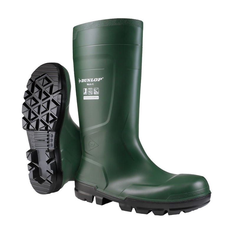 Dunlop nb2kl01 Work It PVC-Stiefel S5 | grün | Größe 49 - 8713197372790