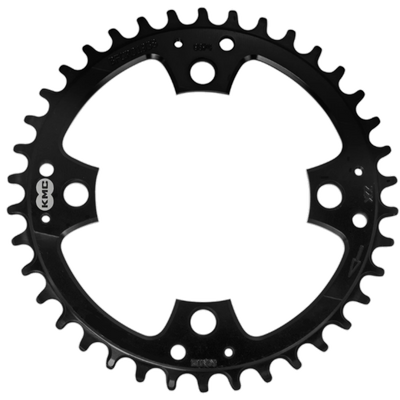 KMC Gear BCD104 schmalweit 38T Schwarz