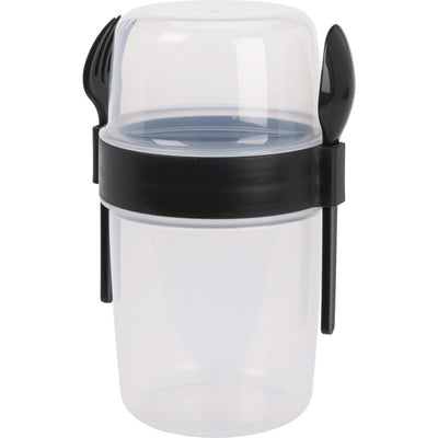 Ausgezeichneter Haushaltswaren-Salatbecher aus Kunststoff mit Besteck, 1100 ml