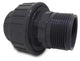 Dreiteilige PVC-Kupplung, 1 Bi-Stecker, 10 bar