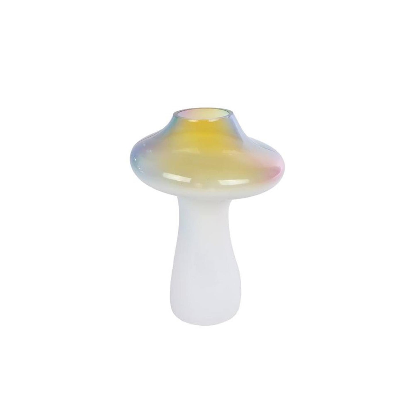 Cozydecor Skulptur Pilz Regenbogen l Glas