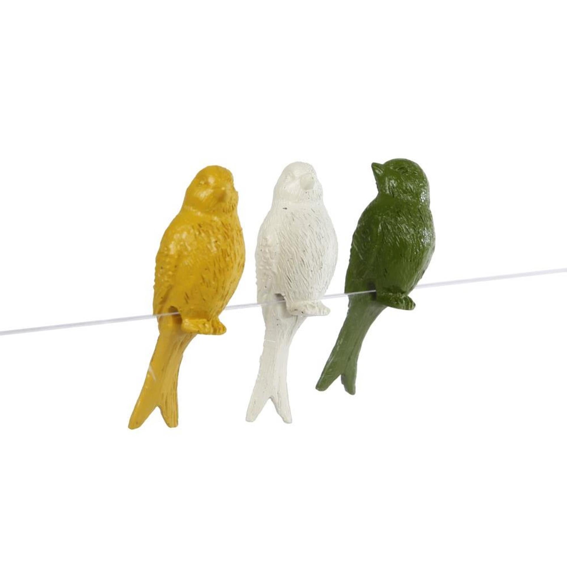 Cozydecor Statue eines sitzenden Vogels 4x3x7cm