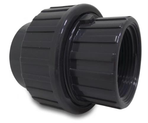 3-teilige PVC-Kupplung 50 mm x 1,1 2 10 bar