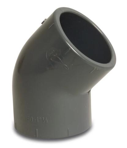 PVC-Knie 25 mm 45° 16 bar Kiwa